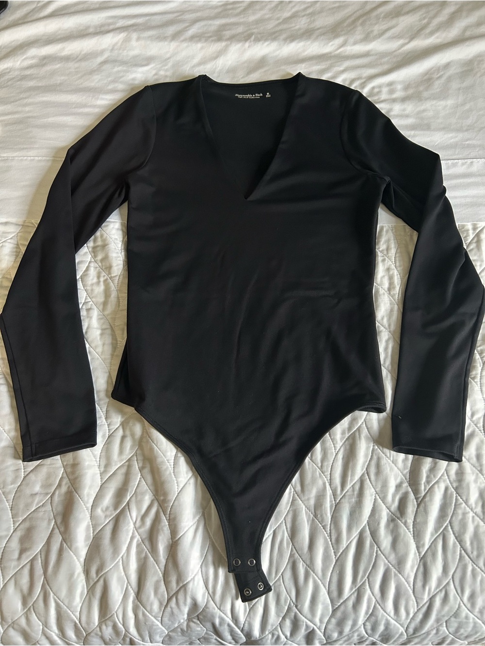 Abercrombie long sleeve black Bodysuit